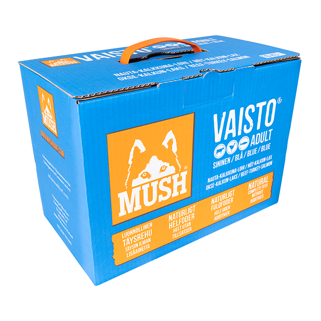 MUSH Vaisto - BLÅ / 10 kg