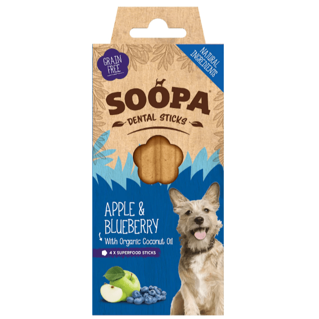 SOOPA Dental Sticks Apple & Blueberry 100g
