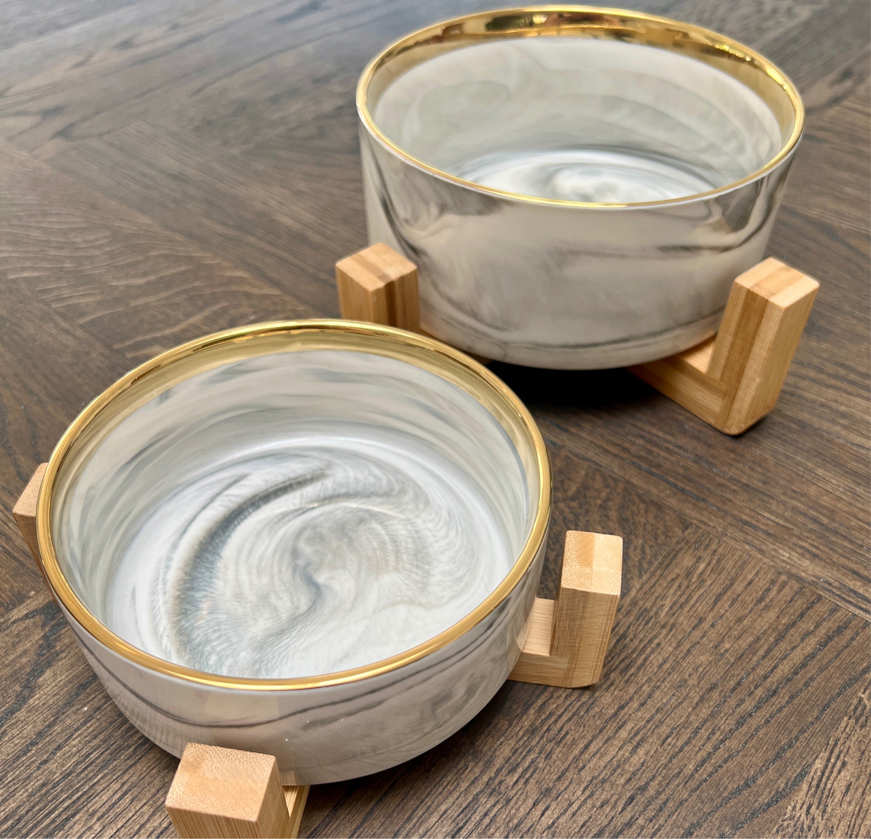 Keramik skål (Marmor look)