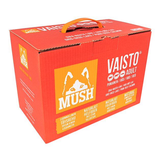 MUSH Vaisto® Rød / 10 kg