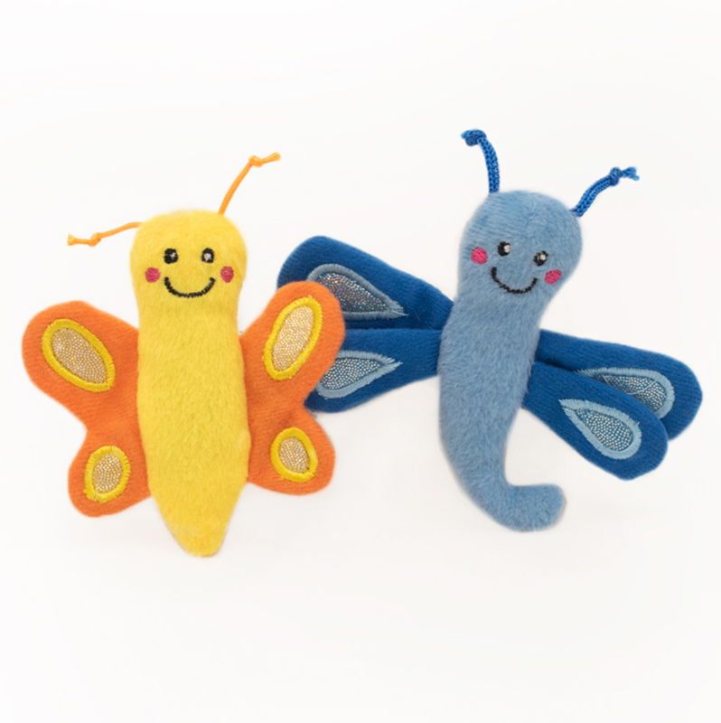 ZippyClaws 2-Pack Butterfly og Dragonfly